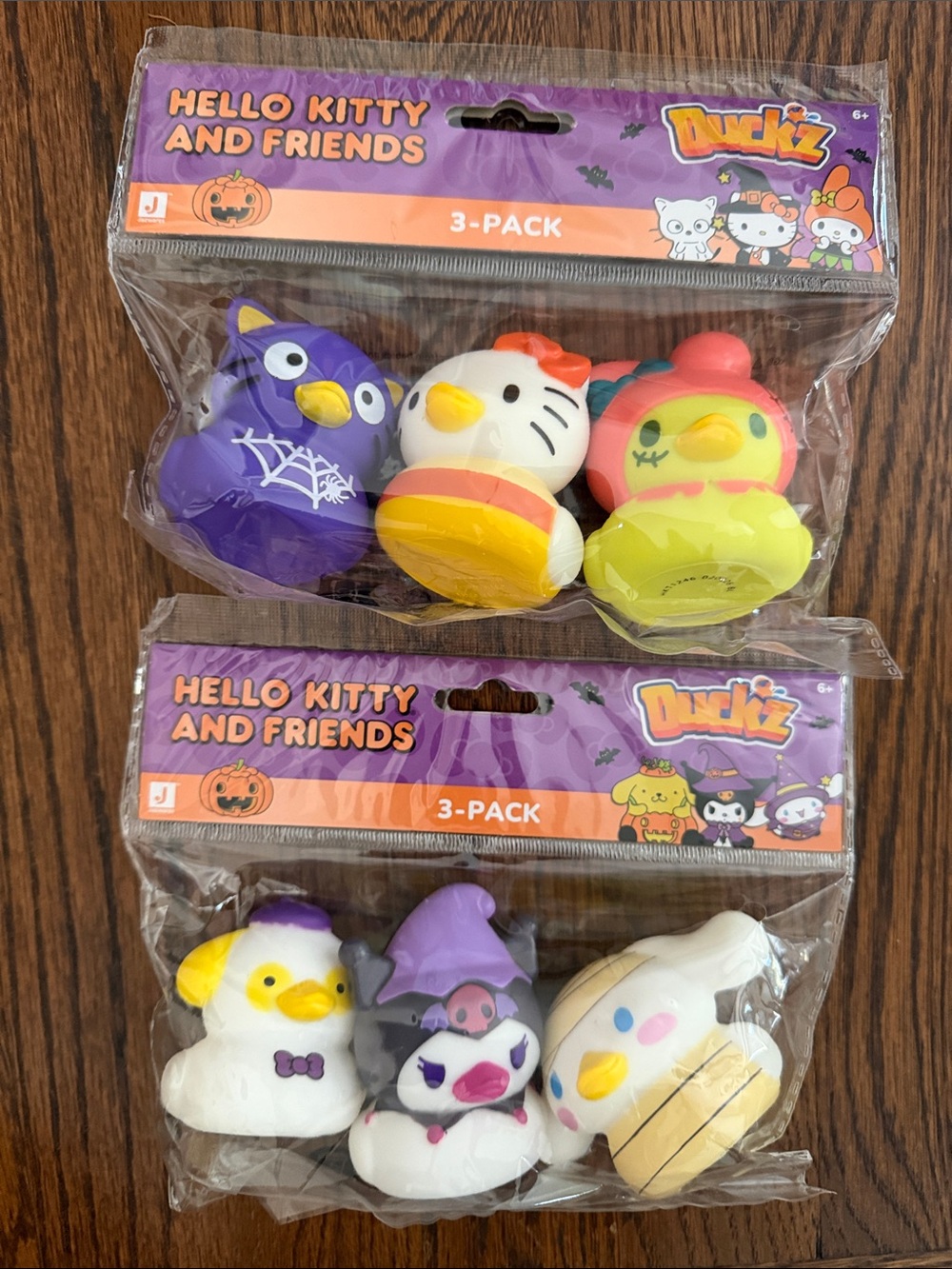 Hello Kitty and Friends Duckz Halloween Rubber Ducks Set